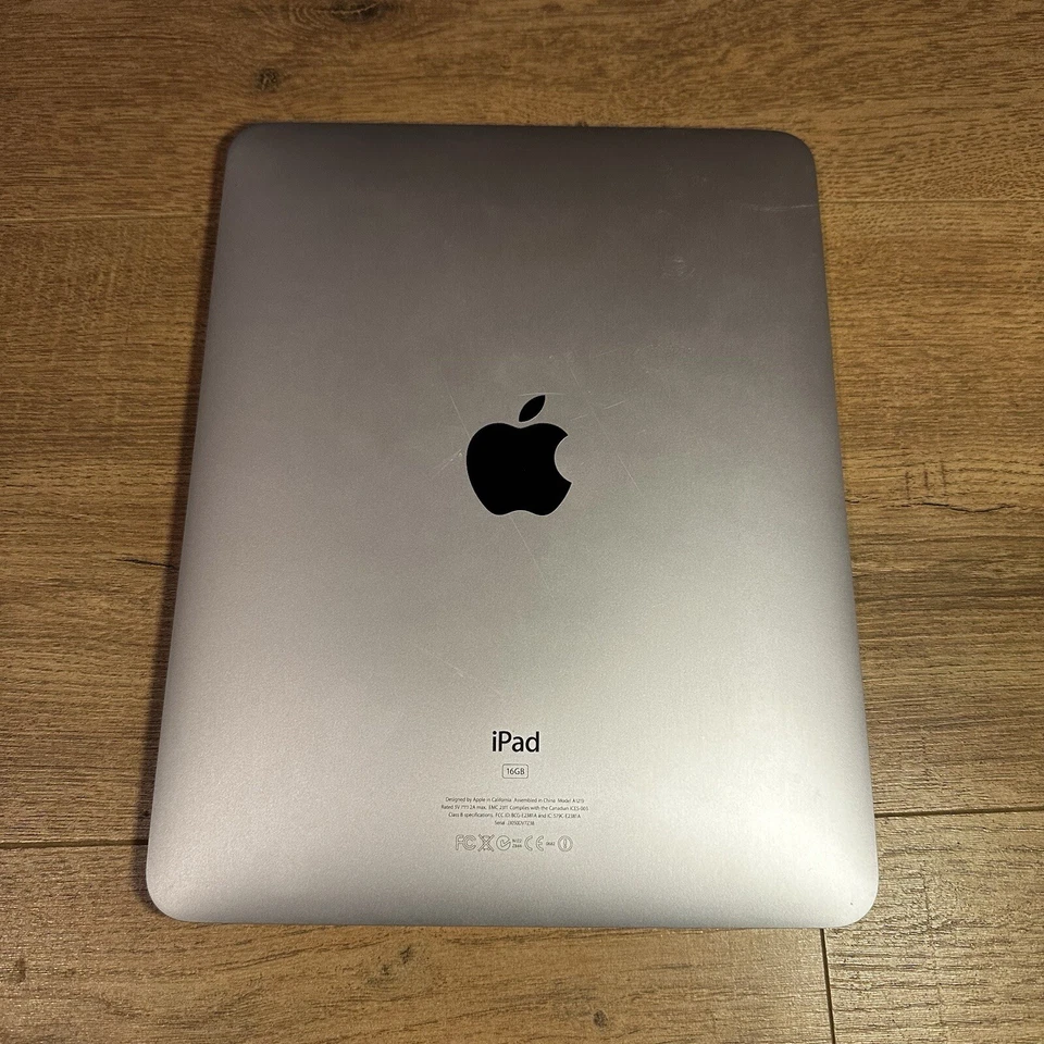 PANTALLA APPLE IPAD 1ª GENERACIÓN A1219 16GB WI-FI 9,7 PULGADAS Restablecido Probado Foto 3 de 4