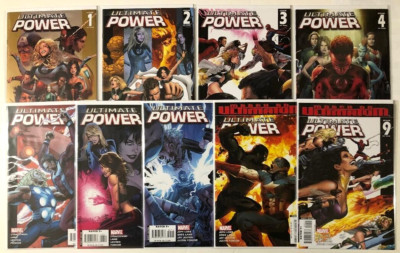 ULTIMATE POWER (2006) #1-9 COMPLETE SET LOT RUN FANTASTIC FOUR SQUADRON SUPREME