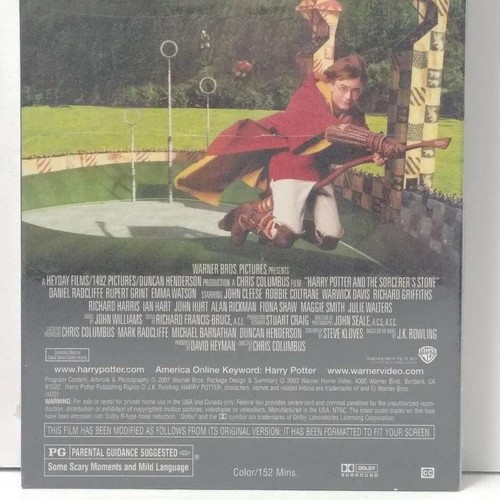 New Factory Sealed Harry Potter and the Sorcerer's Stone VHS HTF - Picture 10 of 12