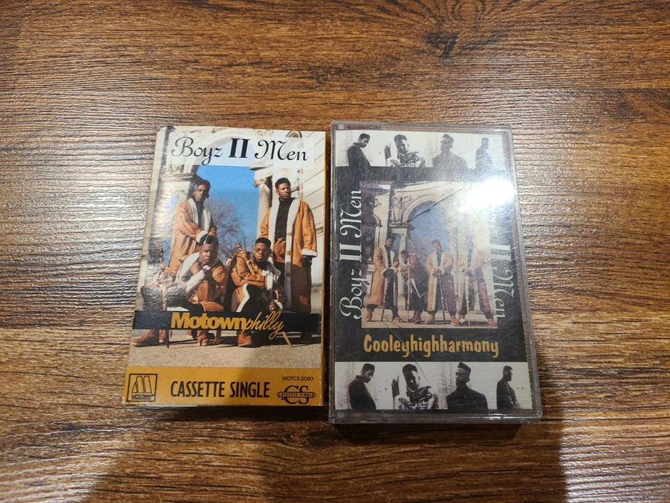 Boyz II Men Cooley High Harmony Кассета и Motown Philly Кассета Сингл 1991 - Изображение 2 из 3