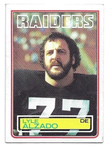 1983 Topps #295 Lyle Alzado, Oakland Raiders