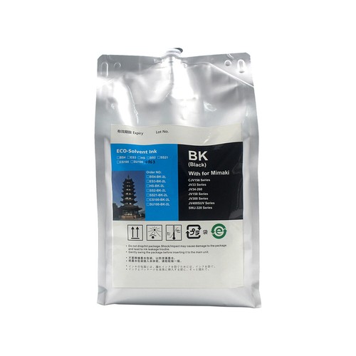 Bolsa de tinta eco solvente 4x2lL BS3 BS4 ES3 SS21 para sistema de tinta a granel Mimaki cjv150-75 - Imagen 3 de 5