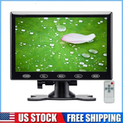 7 Inch CCTV Monitor HDMI LCD PC Screen AV RCA VGA 1080P for Raspberry Pi DSLR-US