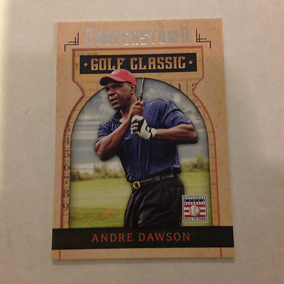 Andre Dawson #5 Chicago Cubs 2015 Panini Hof Cooperstown Golf Klassisch Karte Sp