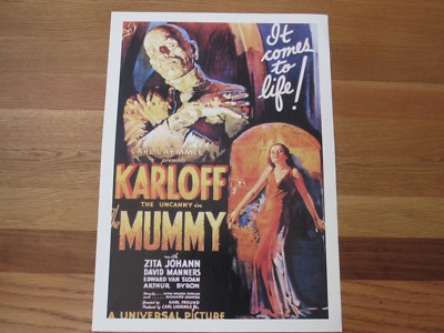 THE MUMMY MOVIE POSTER 1932 13 X 18 BORIS KARLOFF SUPER QUALITY PAPER ...