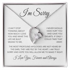 I'm Sorry Necklace Gifts, Apology Gifts For Her, Forgiveness Gift, Wife Gift