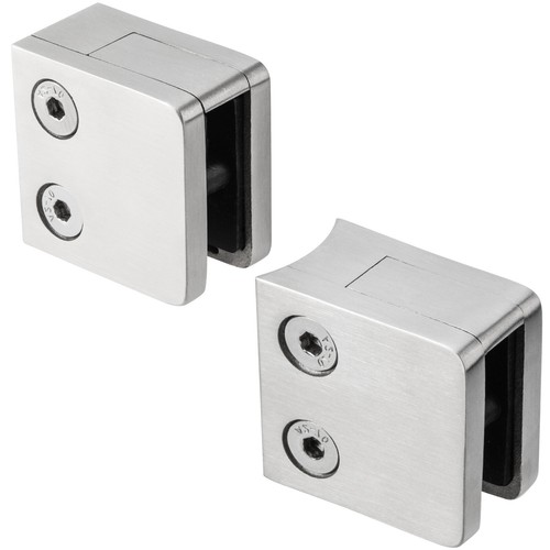 Glashalter Edelstahl Glas-Klemme-Befestigung Scheibensicherung PS: 8,0-10,76 mm - Bild 3 von 19