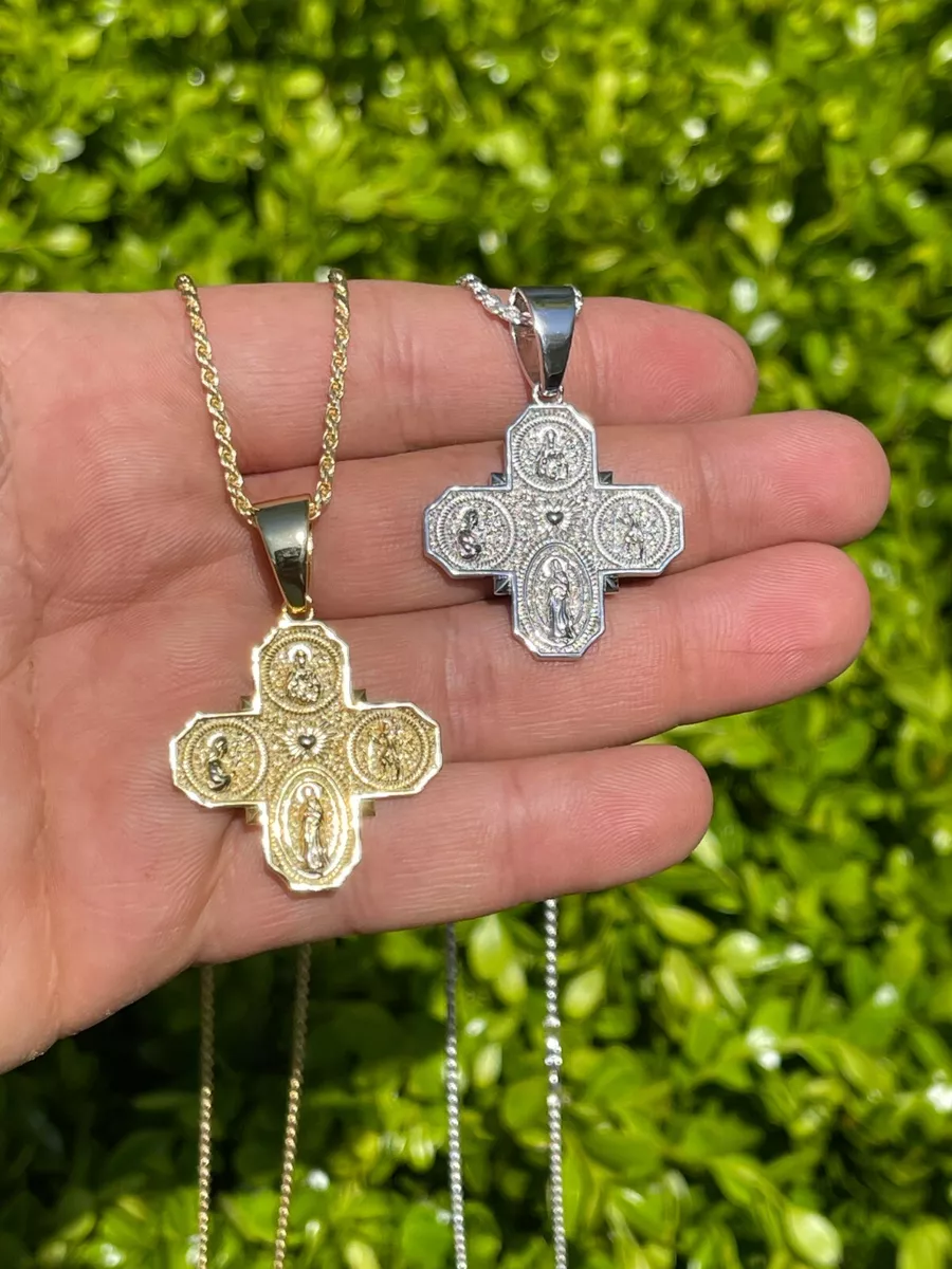 4 way cross necklace online