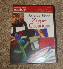 Sewing With Nancy Zieman - Stress Free Zipper Creations DVD. NEW & Sealed