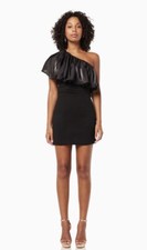 Elliatt Chaebol One Shoulder Little Black Dress Sz S-Sample