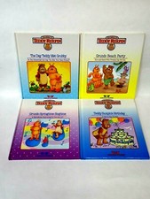 Vintage 1986 Lot of 4 Worlds of Wonder Teddy Ruxpin Hard cover Books