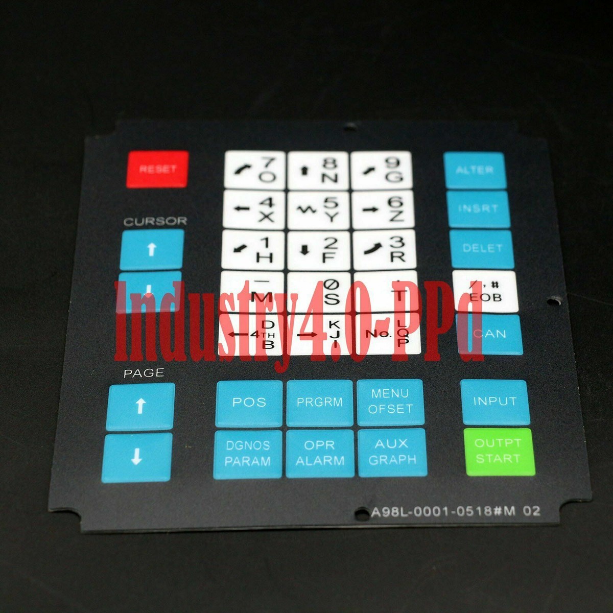 Teclado numérico de membrana de repuesto Fanuc A98L-0001-0518# para 32 teclas