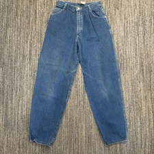 Vintage Gitano Women’s Size 6/7 Short Barrel Leg Blue Denim Jeans Ankle