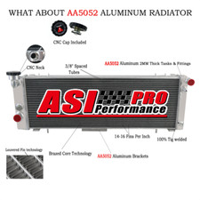 3 Rangées Radiateur Pour JEEP CHEROKEE XJ 4.0L 1988-2001 AT/MT Aluminium