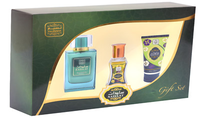 Sadaat Aqua Perfume by Naseem Non Alcoholic EDP For Unisex - Gift Set Pack Of 3