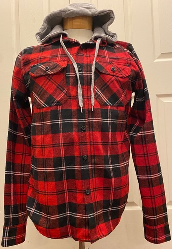 lumberjack Hooded Flannel jacket small 