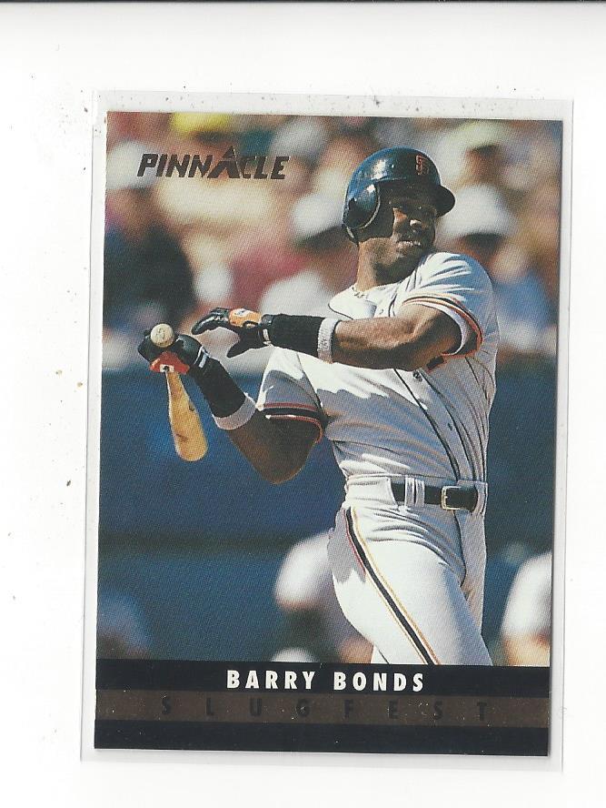 1993 Pinnacle Slugfest #6 Barry Bonds Giants