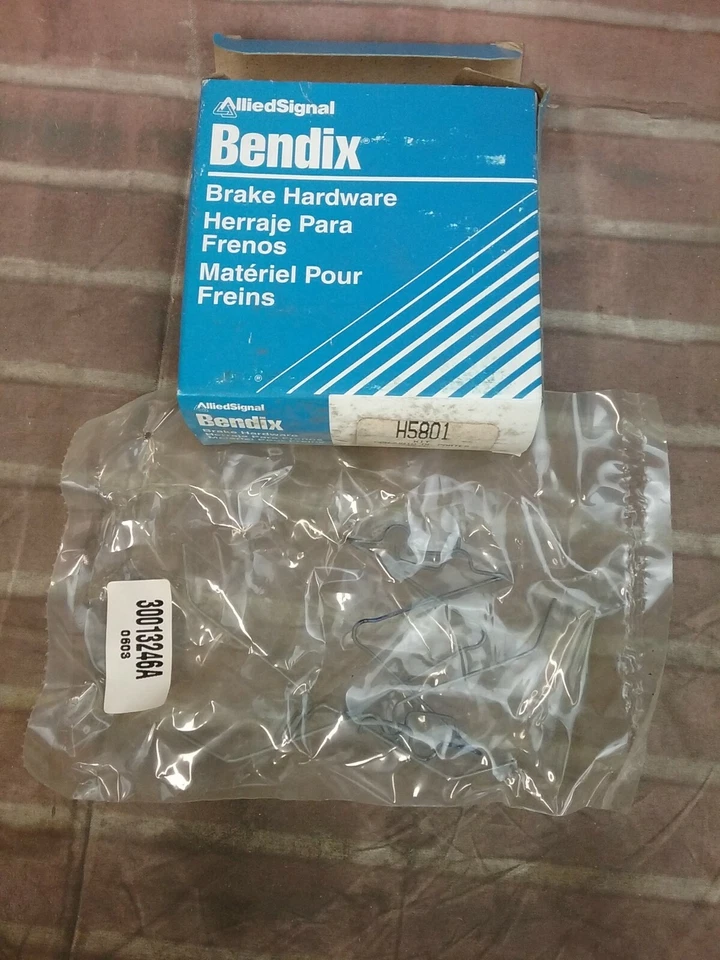 Kit de herrajes de freno de disco delantero Bendix H5801 Foto 2 de 2