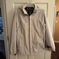 Moerdeng Women’s Waterproof Breathable Sports Rain Jacket Sz M Gray Outdoor