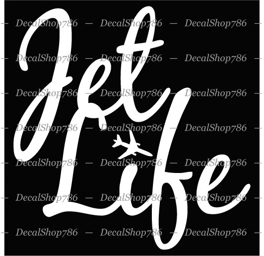 Jet Life - Curren$y - Car/SUV/Truck Vinyl Die-Cut Peel N' Stick Decal/Sticker