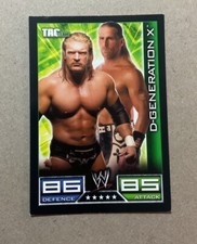 WWE WW DX D-Generation X Triple H HBK 2008 Wrestling Trading Card Slam Attax