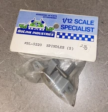 1/12th Scale VINTAGE BOLINK Spindles (x2) BL-5220 NIP