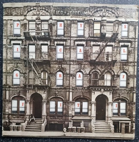 LED ZEPPELIN - PHYSICAL GRAFFITI - VINYL UK SWANSONG 1975