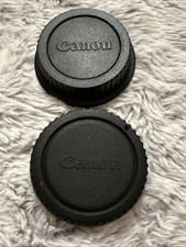 Genuine Canon EOS EF/EF-S Front Body  Rear Lens Cap Cover For DSLR Camera Mint
