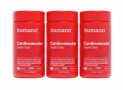 #ad Humann Cardiovascular Health Daily 4 in 1 Vascular amp; Blood Pressure Support $106.00