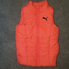 Puma Puffer Vest Pink Girl's Size XS 5-6