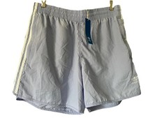 Adidas Mens L Originals Sprinter 3 Stripe Trefoil Shorts Purple NWT MSRP 45