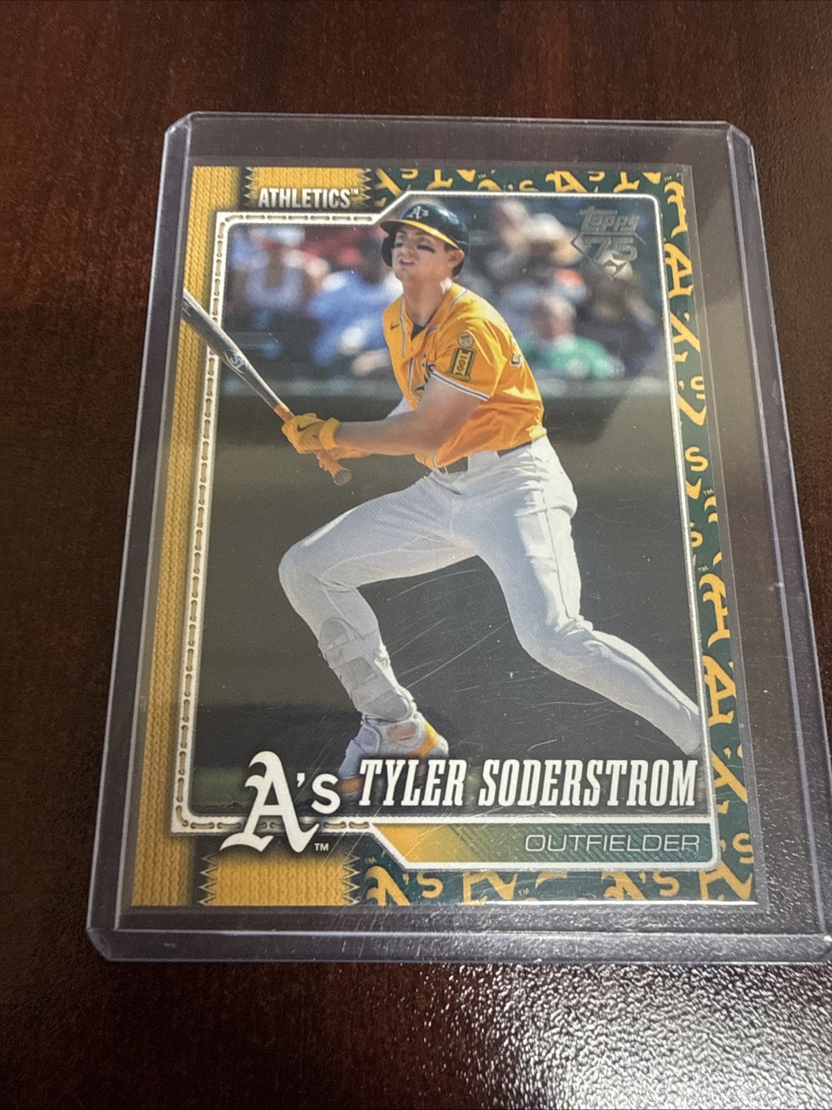 2026 Topps Series 2 Team Color Logo Border Tyler Soderstrom (#564) Athletics SP