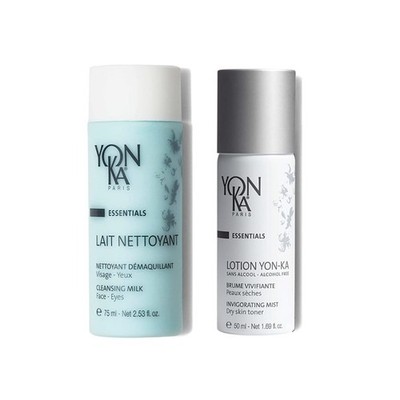 Yon-Ka Lait Nettoyant Facial Cleanser & Makeup Remover with Travel Lotion PS ...