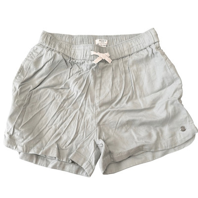 Roxy girls Una Mattina cotton blend beach shorts in sage size XL 14 NWT