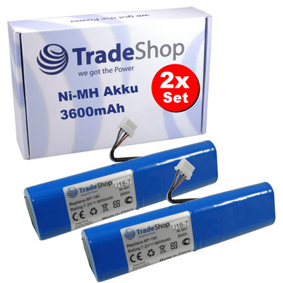 2x Ni-MH Akku 7,2V 3600mAh für Rohde & Schwarz FSH3, FSH3TV, FSH6, FSH18