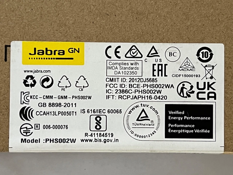 Jabra SPEAK 510 PHS002W Black Wireless Bluetooth USB Conference Speakerphone - Image 4 of 4