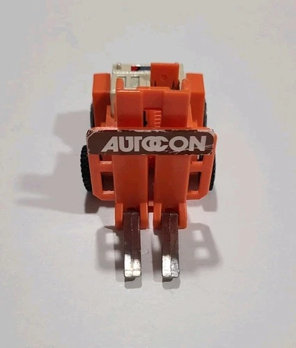 Tonka GoBots 1984 Vintage Autocon Spoons MR-34 Robot Forklift Action Figure RARE