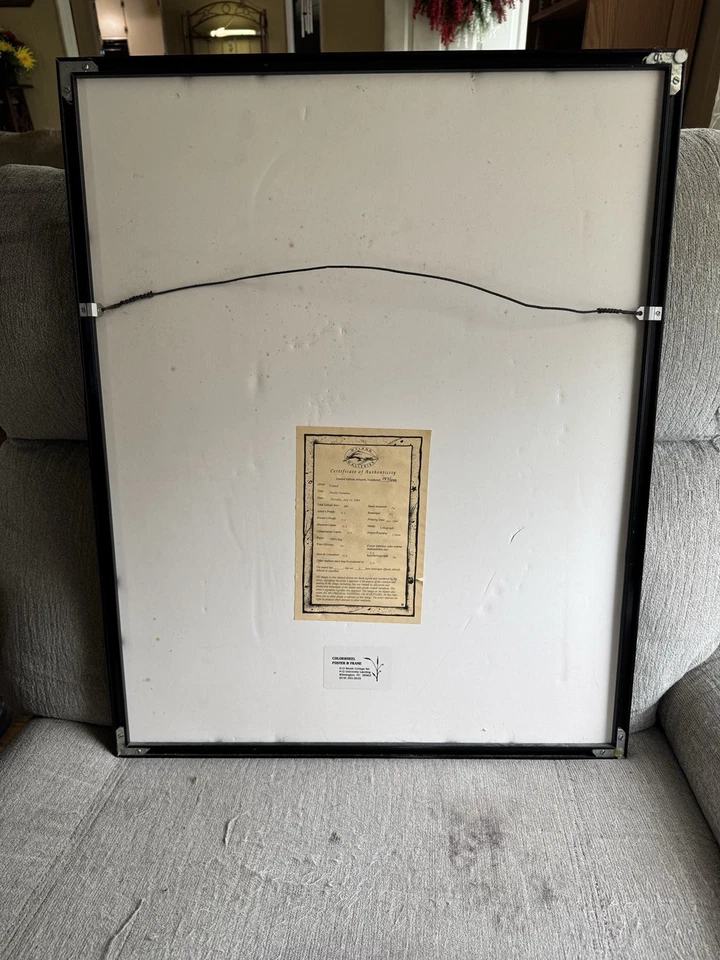 Litografía firmada por Wyland “Pacific Paradise” certificado de autenticidad edición limitada numerada rara Foto 2 de 3