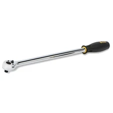 Durable 3/8-Inch Drive Extra-Long Ratchet with Comfort Grip - 18-Inch Length
