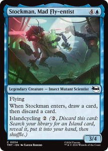Stockman, Mad Fly-entist 0054 Teenage Mutant Ninja Turtles MTG Foil
