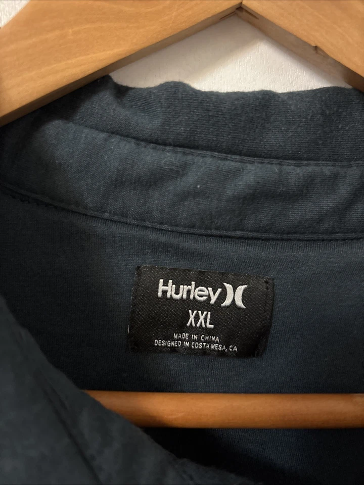 Hurley Santa Cruz Quilted Fleece Long Sleeve, Armored Navy, Sz XXL - Image 2 of 4