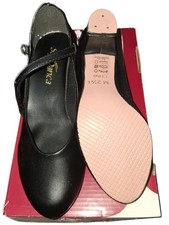 So Danca CH50 Girl Character Dance Shoes Black Size 2.5L