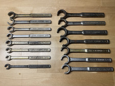 Vintage Proto Pebbled Line Hydraulic Flare Wrench lot of 15 USA MADE