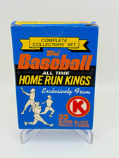 1985 Topps Circle K Baseball All Time Home Run Kings Set Of 33 Cards NM!!!