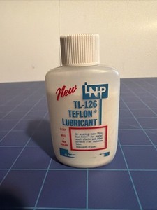 Vintage LNP TL-126 Teflon Lubricant, Clean White Non Soiling, 3/4+ Full