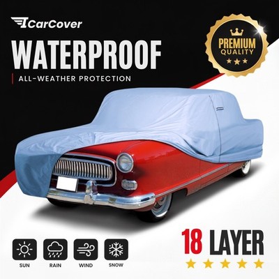 Nash Ambassador 2-Door 4-Door 1949-1954 Custom Fit Waterproof Car Cover 18 Layer