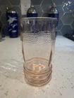 Macbeth Evans Dogwood Apple Blossom Moulded Band 4 5/8" Tumbler Depression Glass