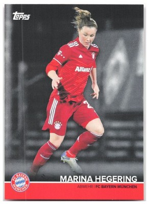 Marina Hegering 2021-22 Topps FC Bayern München Team Set BCW-MH FC Bayern Munche