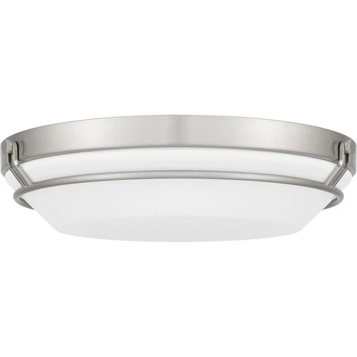 Brushed Nickel LED Flush Mount from the Dunbar Collection - Picture 2 of 5