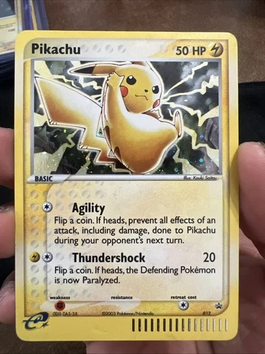 Pokémon Pikachu TCG Black Star Promo 012 E-Reader Holo Card 2003